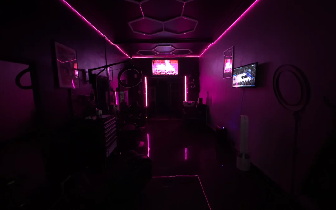 Intérieur du barbershop The Barbance à Lyon